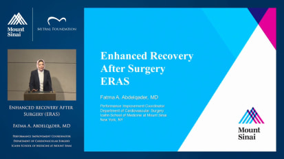 Enhanced Recovery After Cardiac Surgery