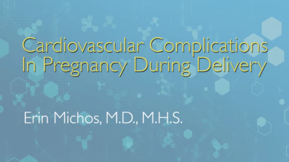 Cardiovascular Complications in Pregnancy During Delivery