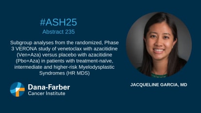 Jacqueline Garcia, MD discussed results from the Phase # VERONA study
