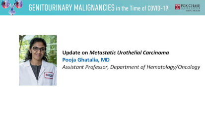 Update on Metastatic Urothelial Carcinoma