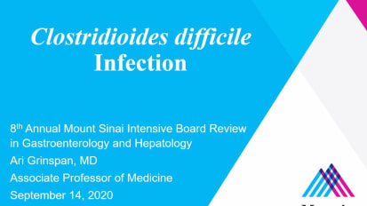 Clostridioides Difficile Infection