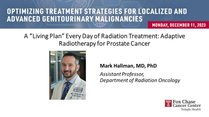 A “Living Plan” Every Day of Radiation Treatment: Adaptive Radiotherapy for Prostate Cancer