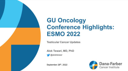 Testicular Cancer Highlights from ESMO 2022