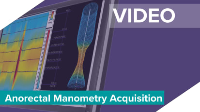 High Resolution Anorectal Manometry Acquisition