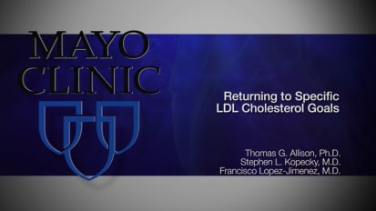 Returning to specific LDL cholesterol goals