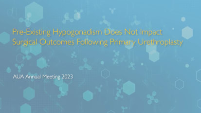 Pre-Existing Hypogonadism Does Not Impact Surgical Outcomes Following Primary Urethroplasty