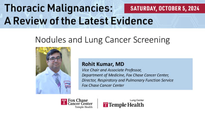 Nodules and Lung Cancer Screening