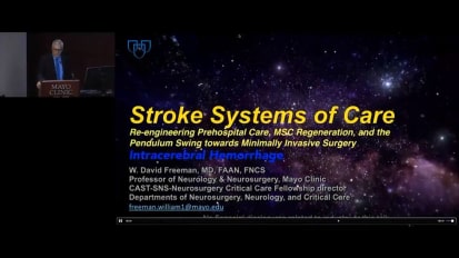 Stroke systems of care