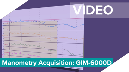 Anorectal Manometry Acquisition using GIM-6000D 