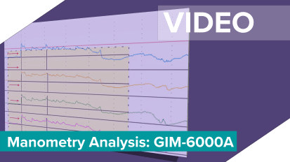 Anorectal Manometry Analysis using GIM-6000A