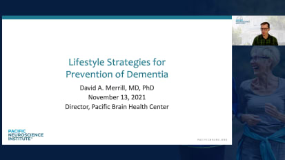 Lifestyle Strategies for Prevention of Dementia