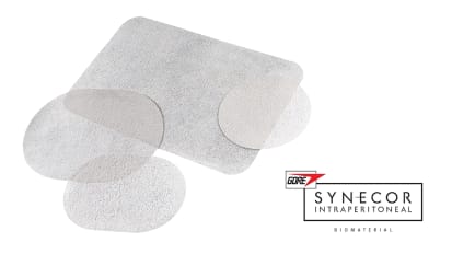 Clinical Experience with GORE<sup>®</sup> SYNECOR Intraperitoneal Biomaterial 