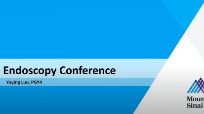 Endoscopy Conference 1/15/21