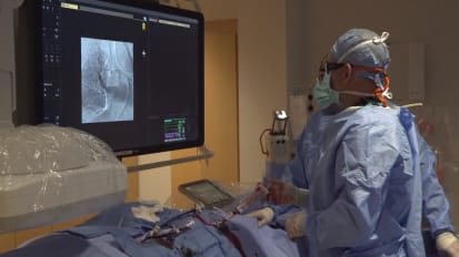Vascular Surgeon Performs Pulmonary Thrombectomy