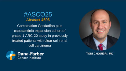 ARC-20 Study Presented by Toni Choueiri, MD.