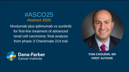 Checkmate 214 Presented by Toni Choueiri, MD.