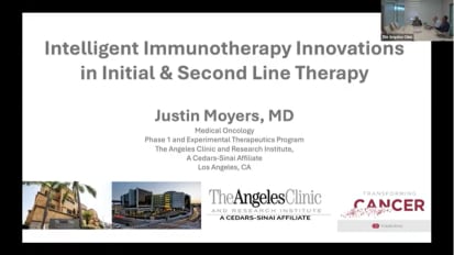 Intelligent Immunotherapy Innovations in Initial & Second Line Therapy