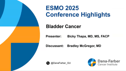 2025 ESMO Bladder Cancer Highlights