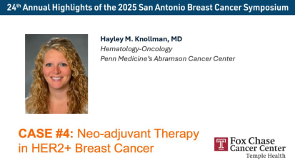 Case #4: Neo-adjuvant Therapy in HER2+ Breast Cancer