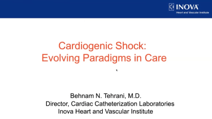 Cardiogenic Shock Evolving Paradigms in Care