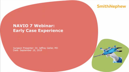 NAVIO 7 Webinar: Early Case Experience