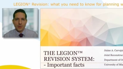 Webinar: Planning a Revision Knee Procedure using LEGION™ Revision Knee System