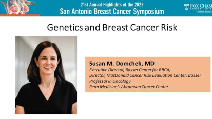 Genetics and Breast Cancer Risk
