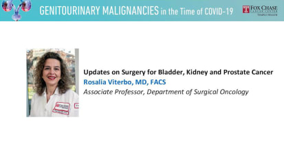 Updates on Surgery for Bladder, Kidney and Prostate Cancer during COVID-19