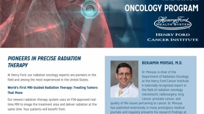 Henry Ford Radiation Oncology Program