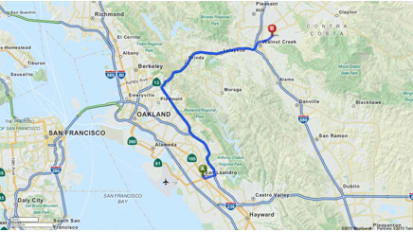 Directions: San Leandro to John Muir Medical Center, Walnut Creek