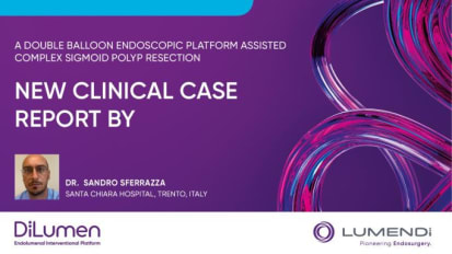 A Double Balloon Endoscopic Platform Assisted Complex Sigmoid Polyp Resection