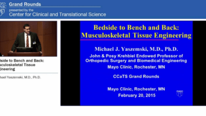 Grand Rounds— Bedside to Bench and Back: Musculoskeletal Tissue Engineering