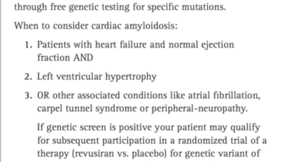 Cardiac Amyloidosis Study