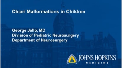 Chiari Malformations in Children