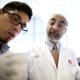 Sumeet Chugh, MD, right, has focused his career on developing ways to predict sudden cardiac arrest before it strikes. Photo by Cedars-Sinai.