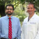 MUSC research team lead Dr. Spiotta (on right) worked with Dr. Alawieh to study endovascular thrombectomy procedure times both at MUSC and nationally.