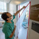 William Love added zipper doors to treatment rooms, which can be sterilized.