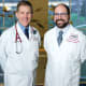 Jeffrey Farma, MD, FACS (on right), Chair of the Department of Surgery, and Anthony Olszanski, MD, RPh (on left), Vice Chair of Clinical Research in the Department of Hematology/Oncology at Fox Chase Cancer Center
