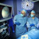 Ahmet Baschat and Jena Miller demonstrate the use of a fetoscope for fetal laser surgery.