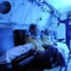The hyperbaric chamber at the Institute for Exercise and Environmental Medicine is large enough to treat several people at once.