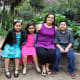 The Del Rio family: Sofia, Isabela, Beatriz and Damian.