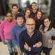 Luis Fernando Santana (front) with his research team. (Photo taken February 2020.)