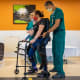 Hit by a Boulder from 30 Feet Above, Patient Learning How to Walk Again at TGH