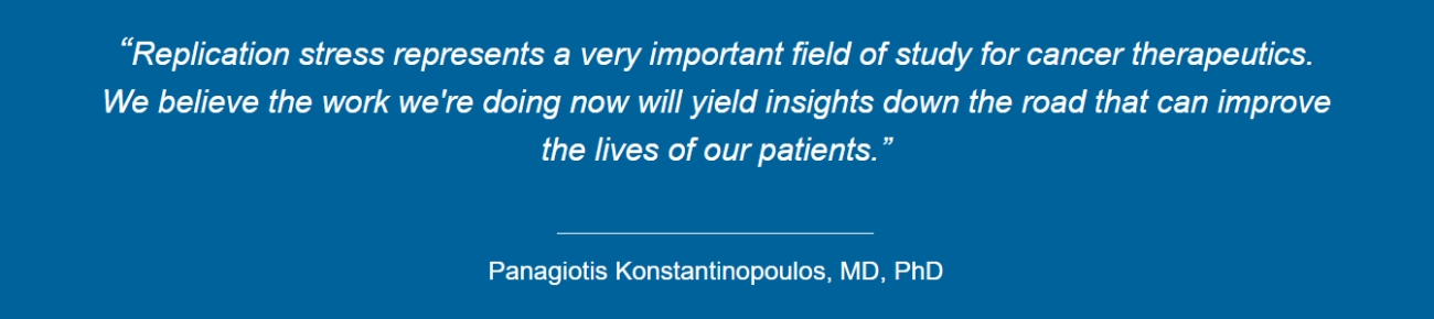 Panagiotis Konstantinopoulos, MD, PhD Quote