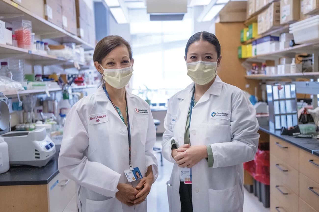 Rebecca Porter, MD, PhD (left), and Elizabeth Lee, MD