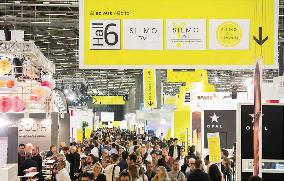 The bustling show floor at SILMO.