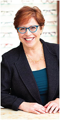 RUTH DOMBER,
OWNER, 10/10 OPTICS