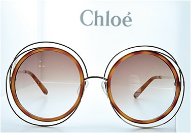 Chloe eyewear on display at Marchon