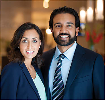 Mona Sood, O.D., left. and Satti Sarai , O.D.