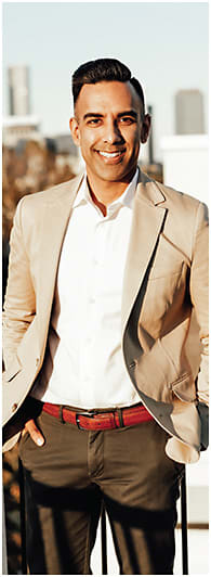 BIMAL PATEL, O.D.,
OWNER, FOCUS REFINED EYE CARE
PHOTO: DAYTON BOX PHOTOGRAPHY